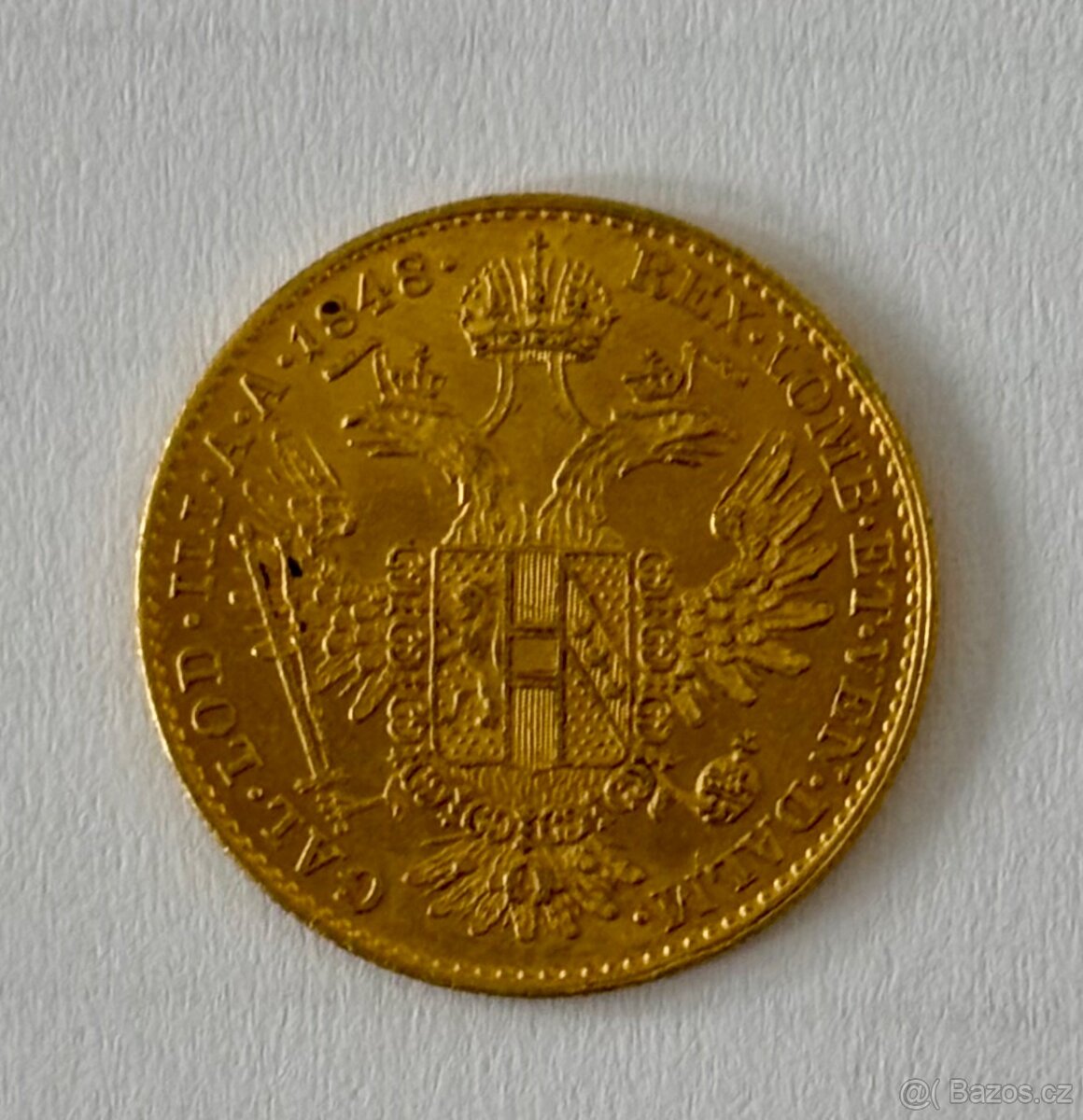 Nádherný zlatý Dukát Ferdinand V. 1848 A