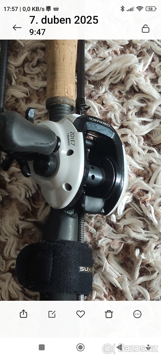 Baitcast sestava