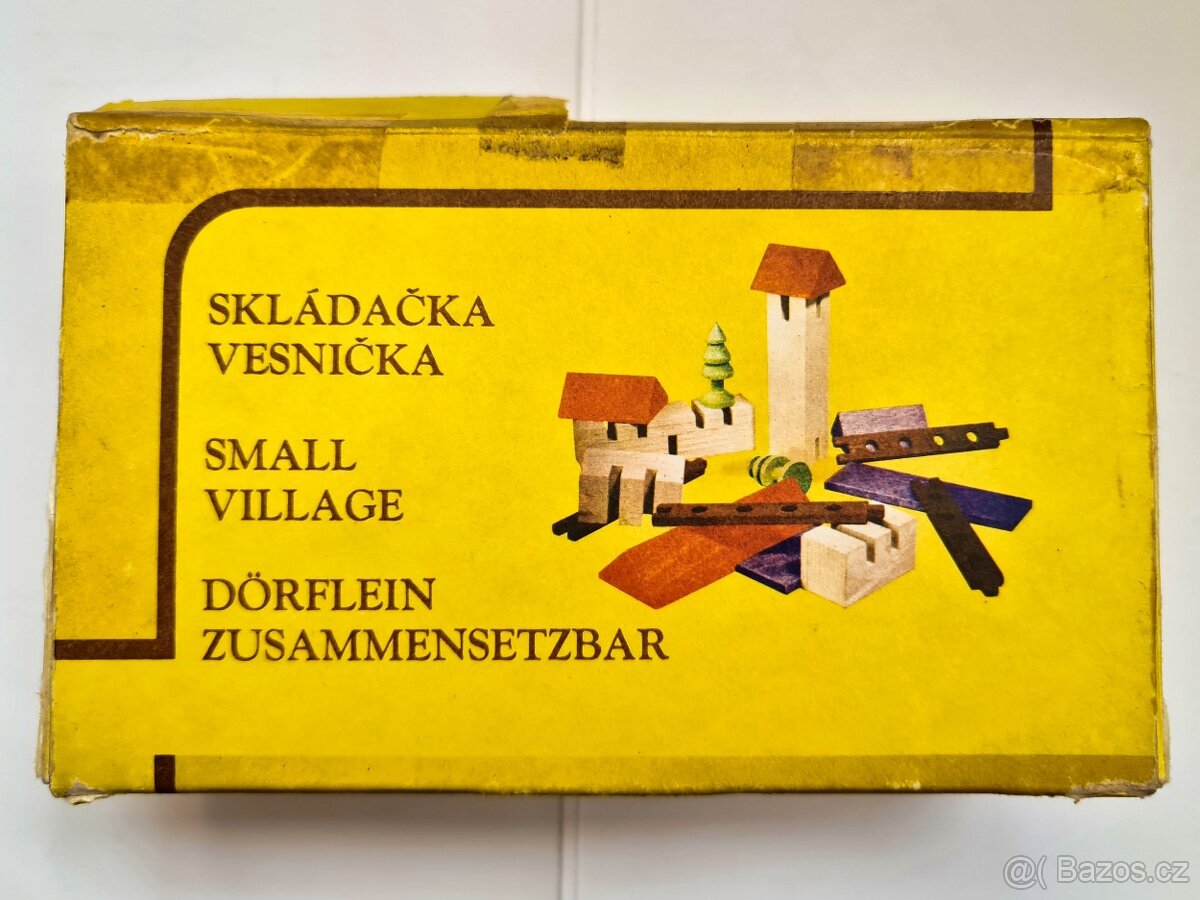 Dřevěná stavebnice - Vesnička