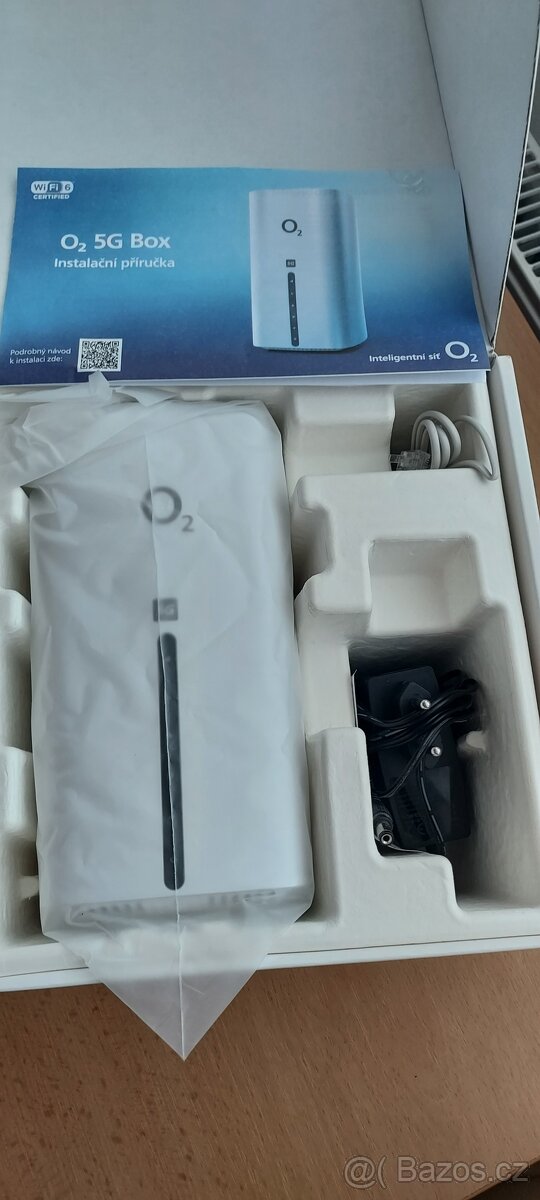 O2 5G BOX MODEM S VLOŽENOU AKTIVNÍ SIM KARTOU.