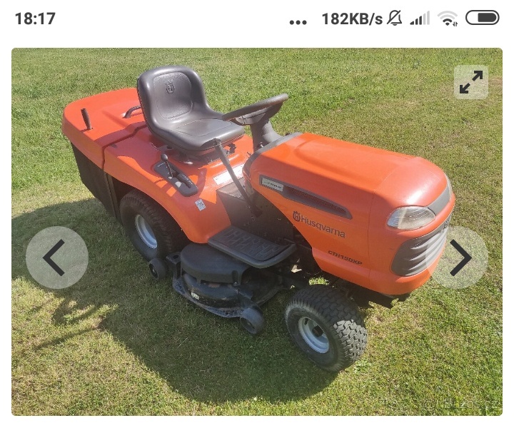 Traktůrek na sečení