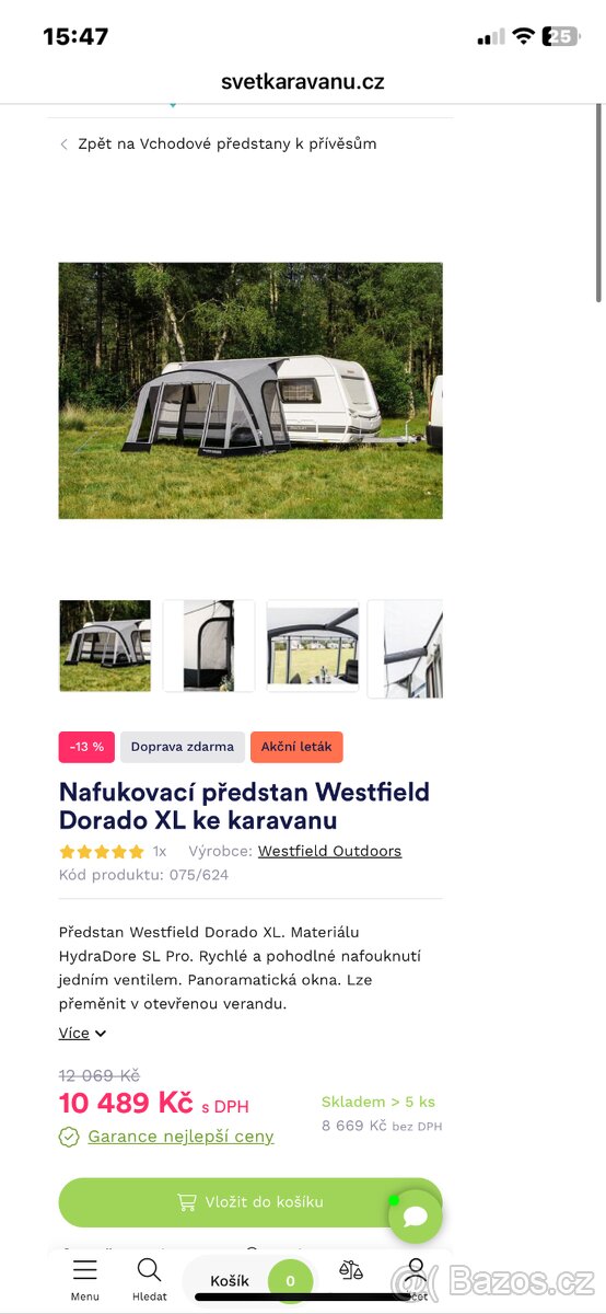 Předstan ke karavanu