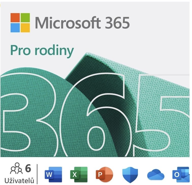 Microsoft 365 pro rodiny na 12 měsíců