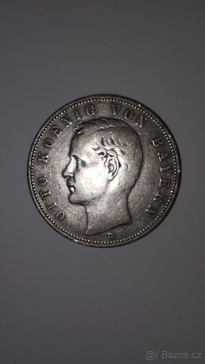 Stříbrná 5 marka - Otto Koenig