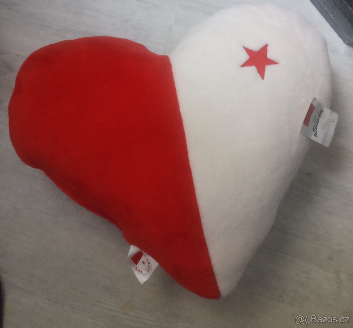 polštář sk slavia praha srdce