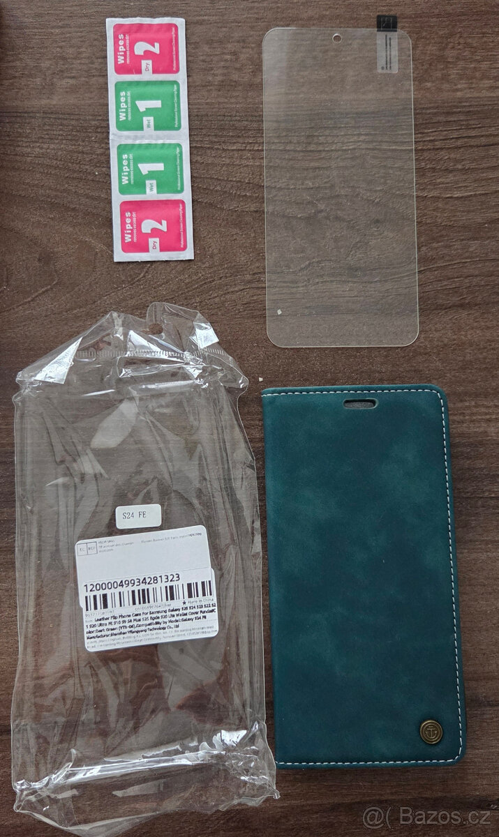 Pouzdro + sklo Samsung S24 FE