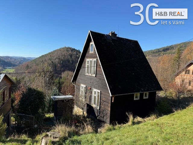 Prodej chaty 4+KK 61 m2, Bystřička, okr. Vsetín