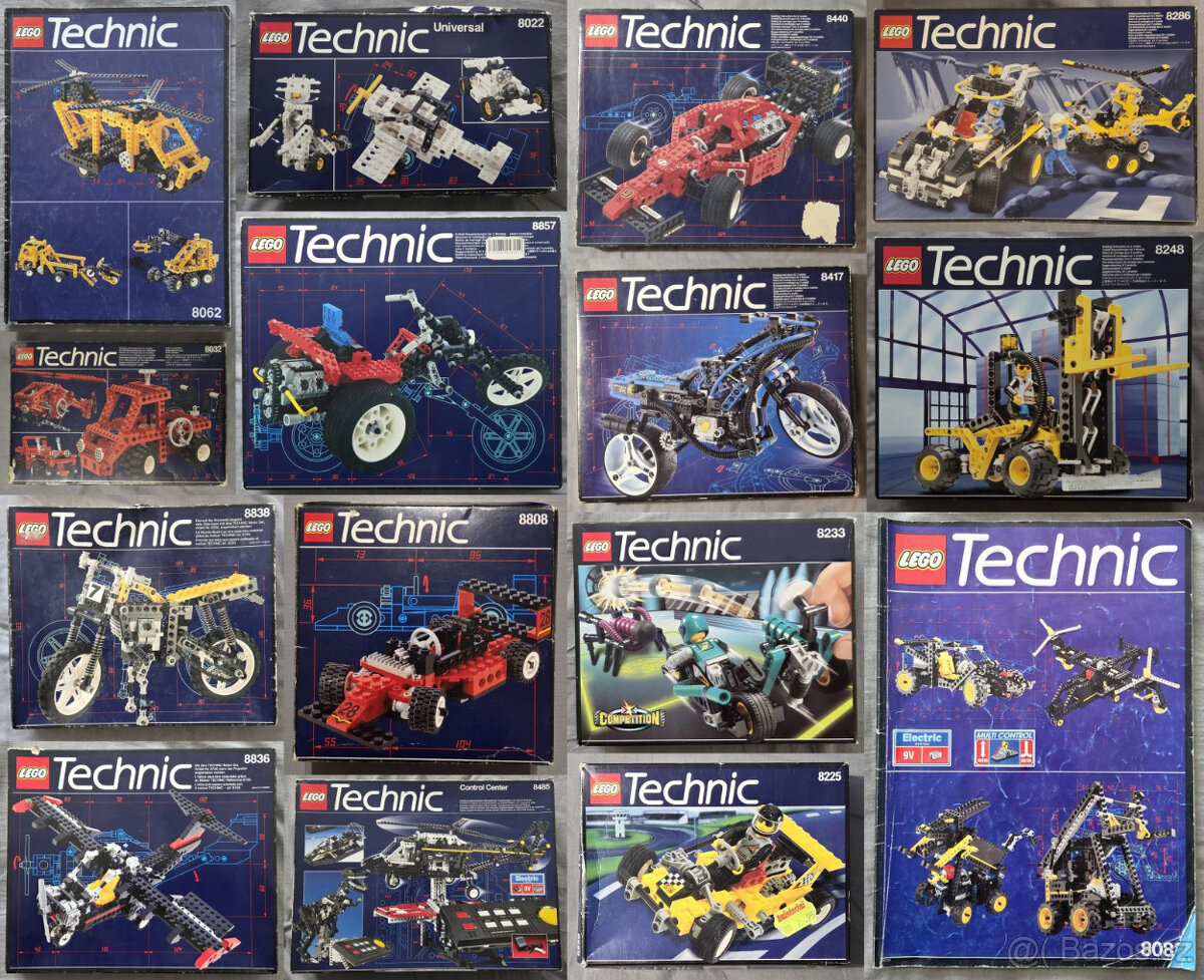 Lego Technic Sady 90 roky, Na predaj