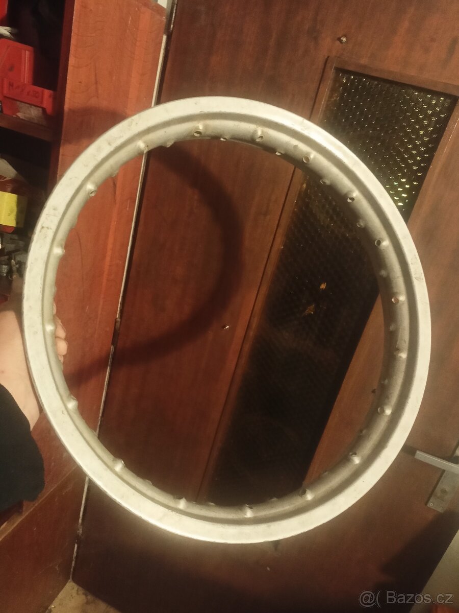 Čz motocross zadní ráfek hliník na pulbuben
