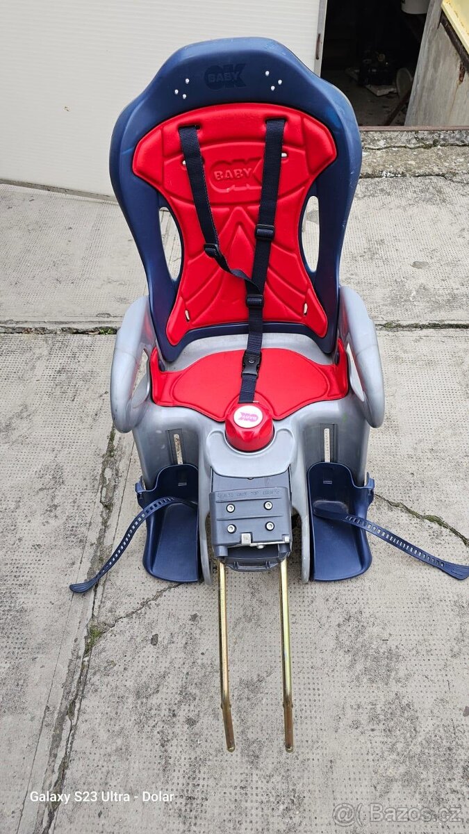 Dětská sedačka na kolo