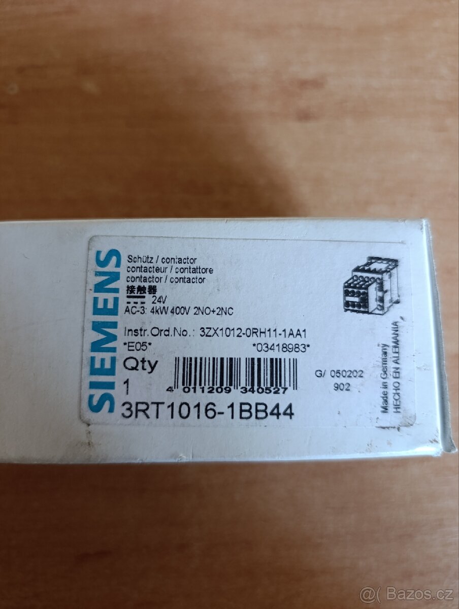 Stykač Siemens 3RT1016-1BB44