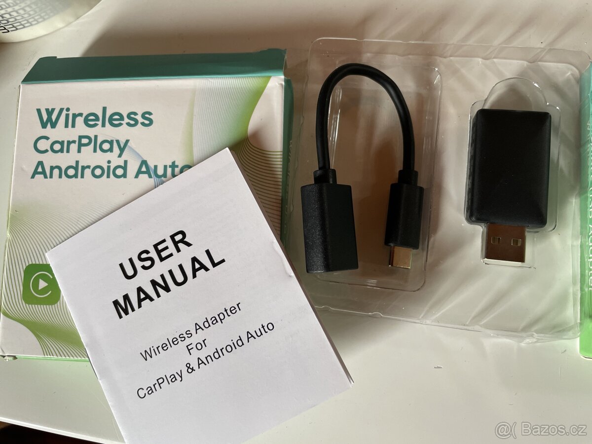 Bezdrátový CarPlay a Android auto