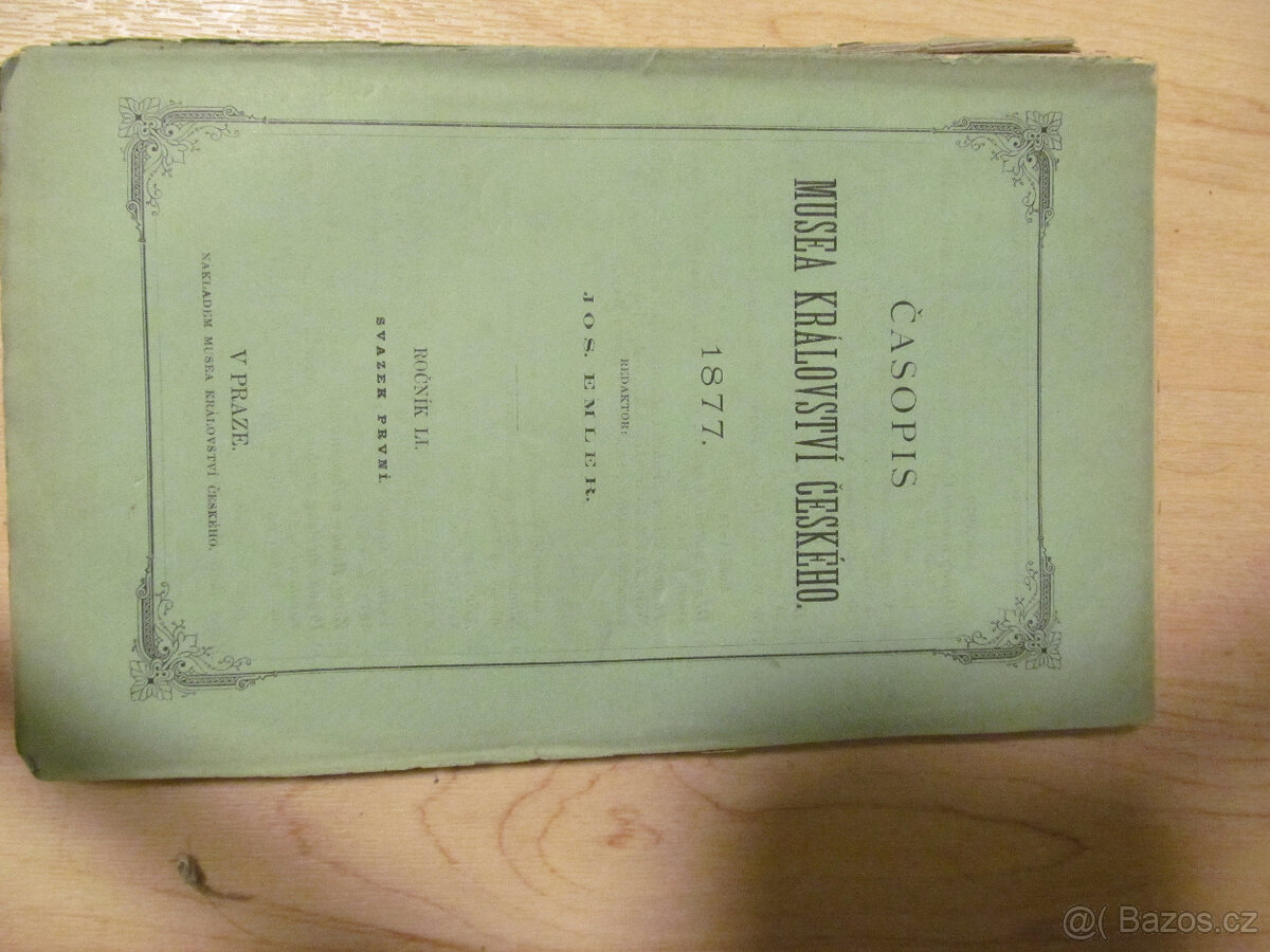 Časopis muzea království českého, ročník 51, 1877, svazek 1