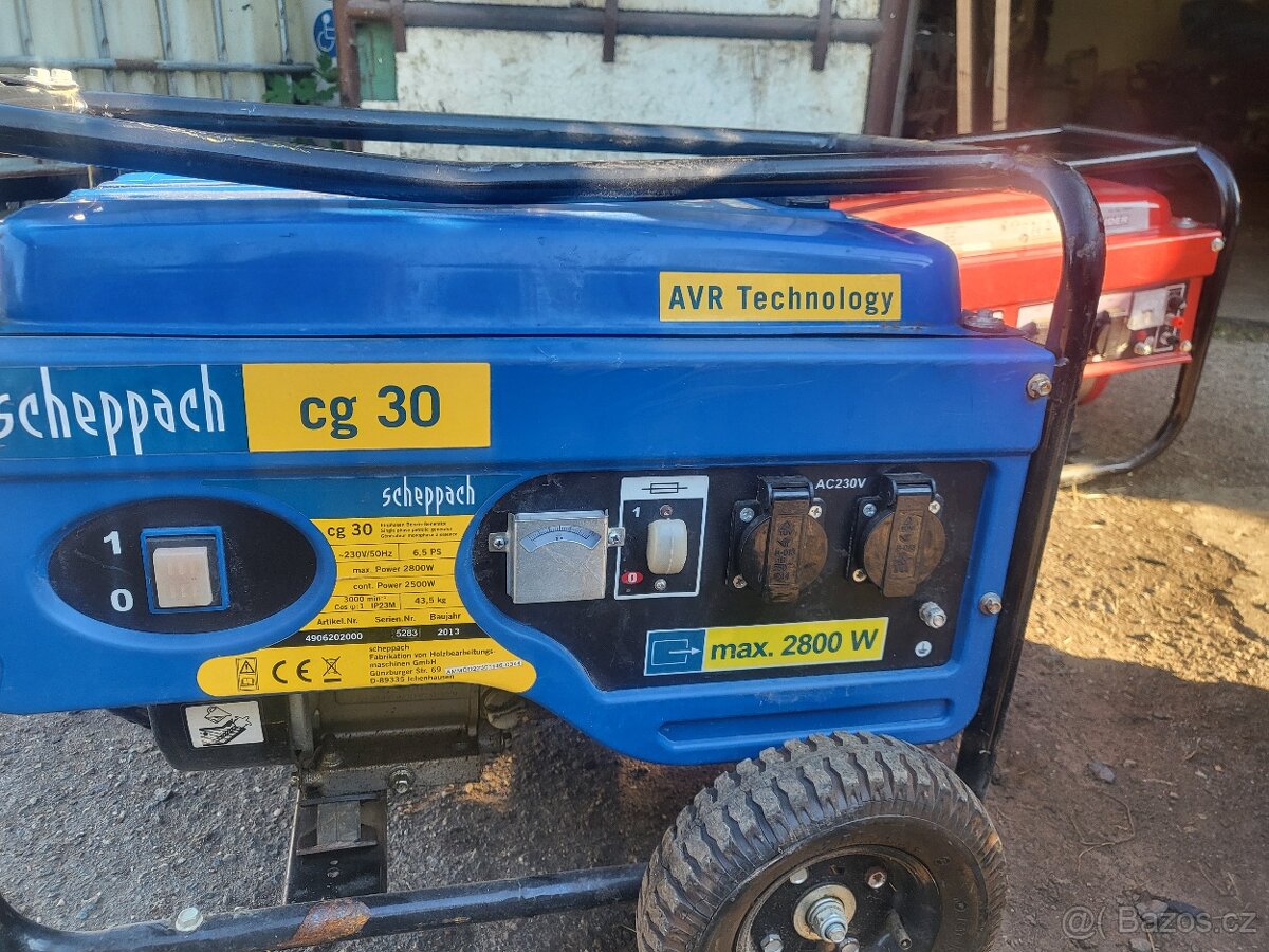 Elektrocentrála 2.kW a 2.8 kW