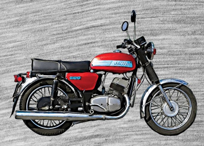 Jawa 350/634 konopnice s TP 1982