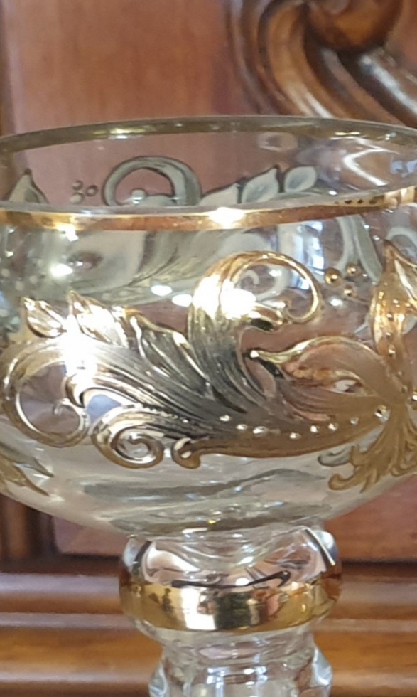 4 x sada sklenice na sekt