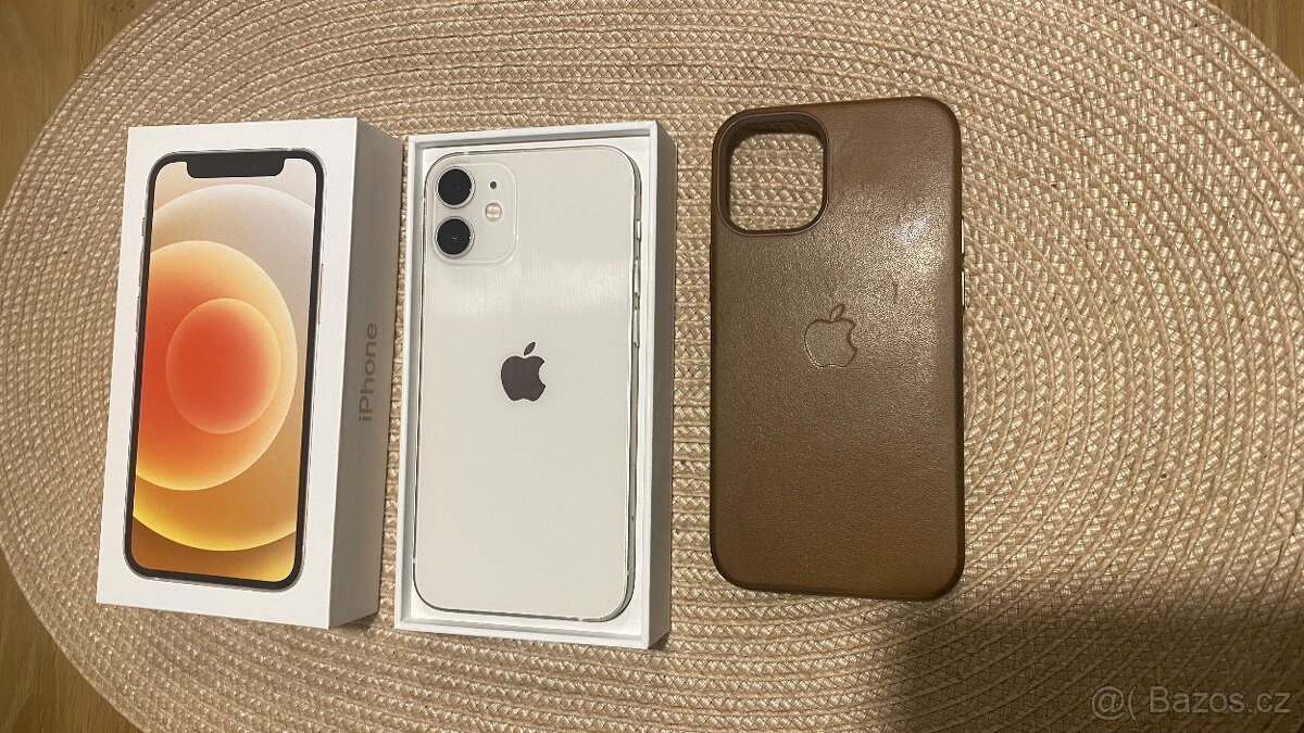 iPhone 12mini 128gb bily, top stav