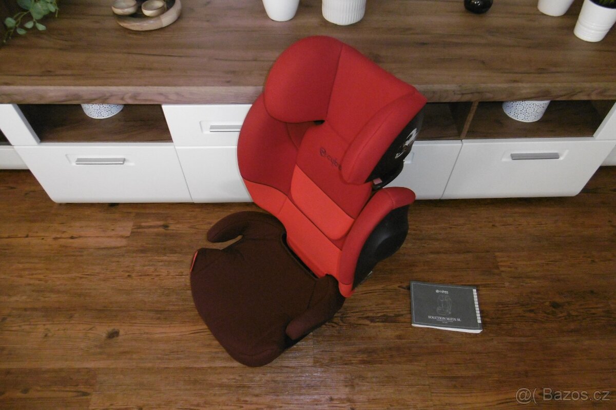 AUTOSEDAČKA CYBEX SOLUTION M-Fix SL 15-36kg,Pěkný stav.