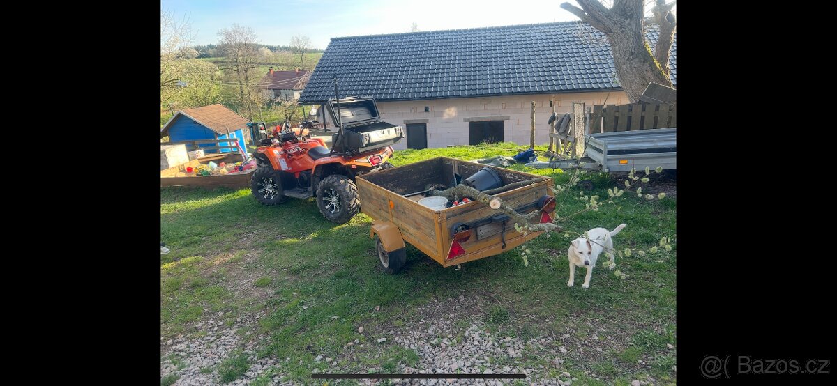 Vlek za čtyřkolku