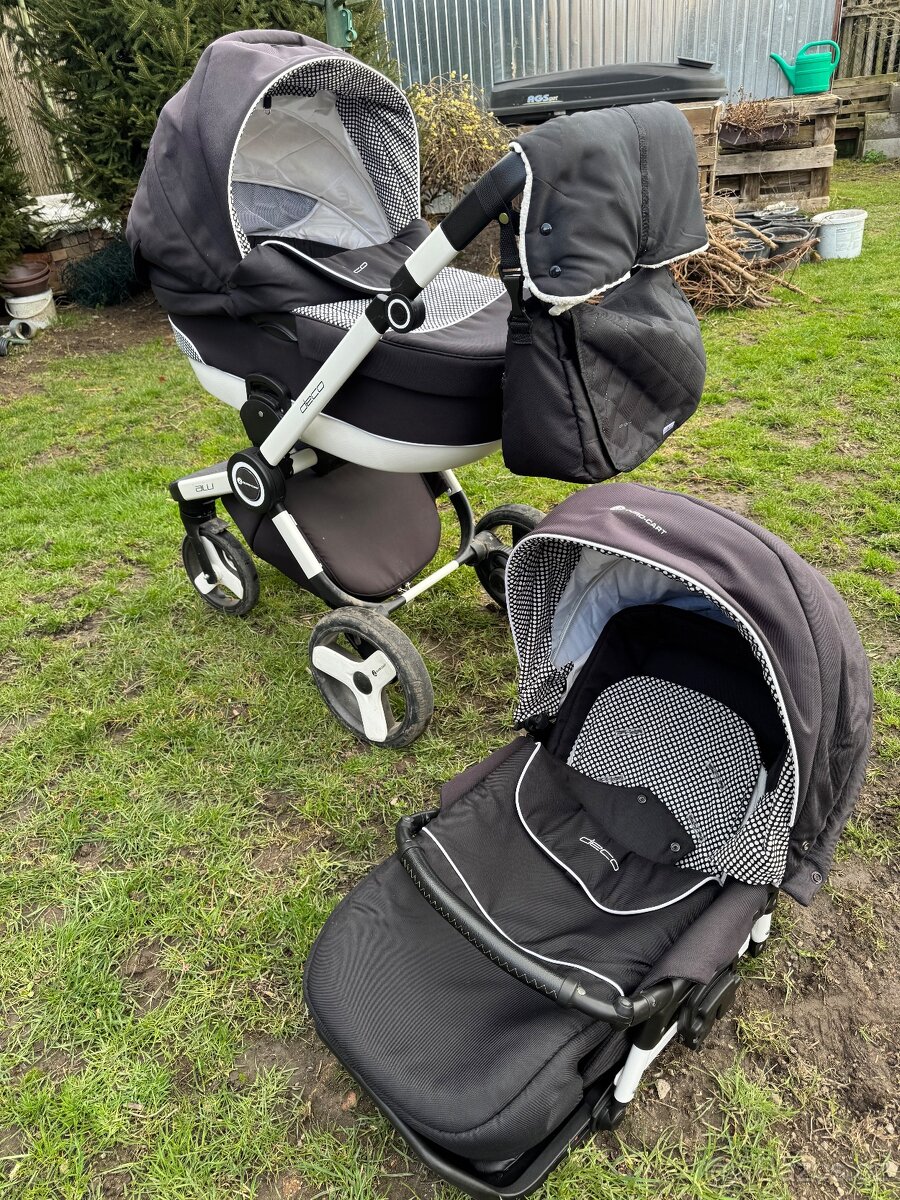 Kombinovaný kočárek Euro-Cart Deco