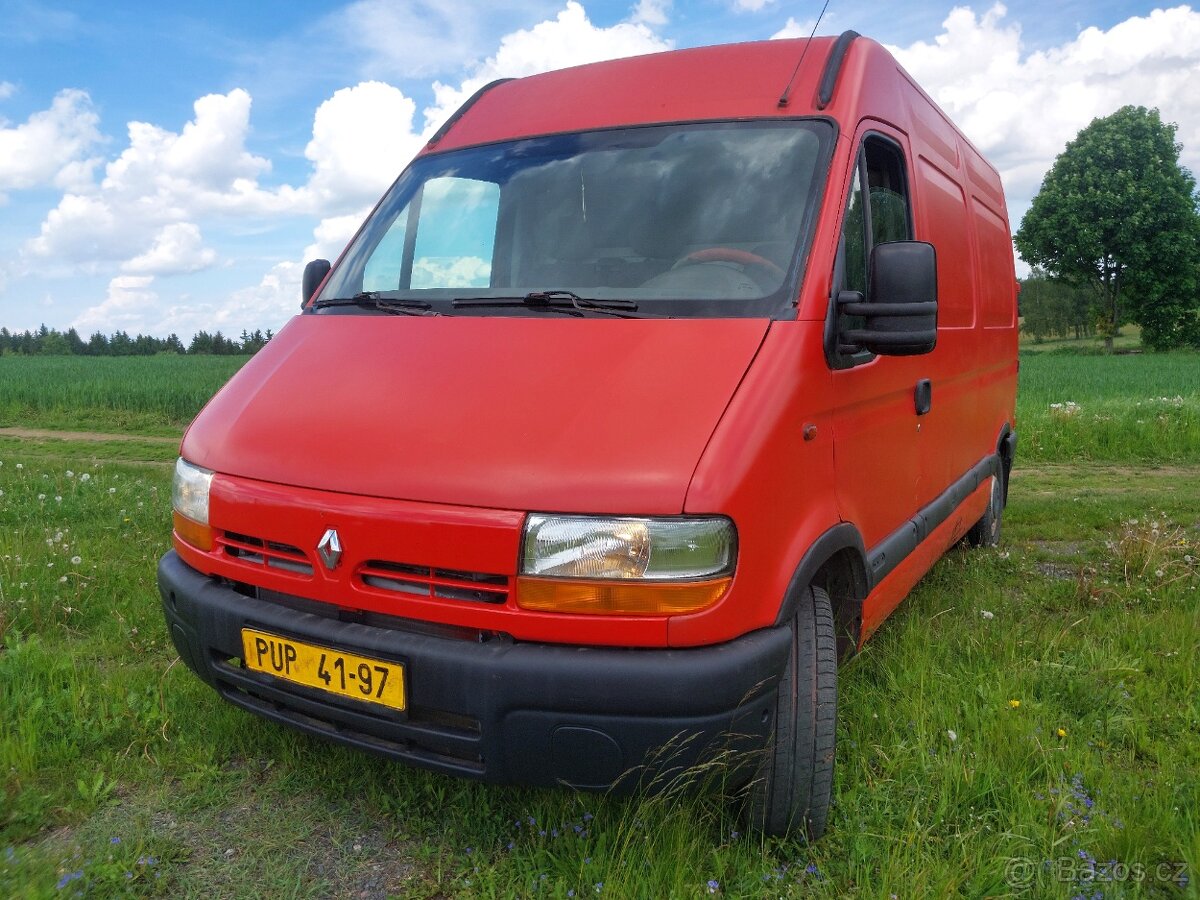 Renault master 2.2dci 66kw l2h2 nová stk