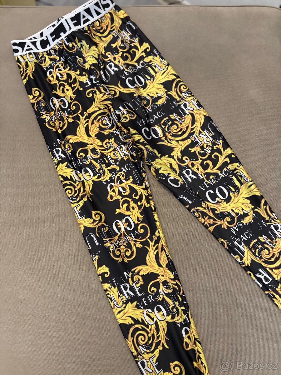Legíny Versace couture jeans