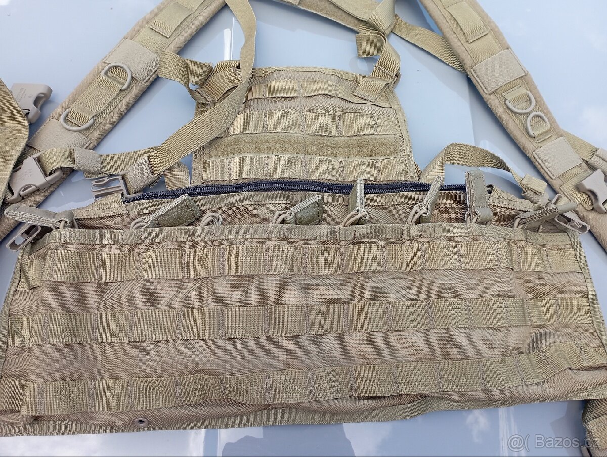 Taktická vesta, písková, ... Oreginál USA. PC 4.500 Kč