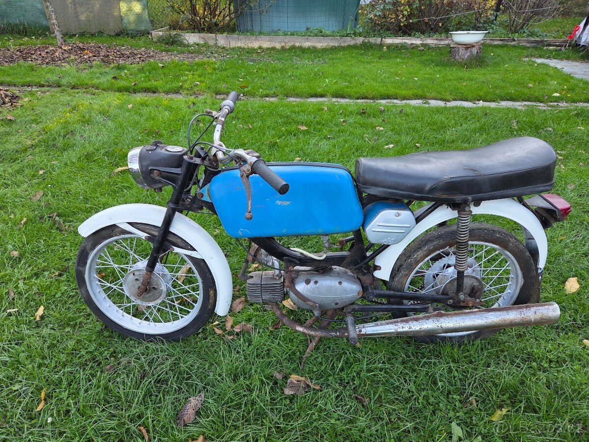 Jawa 23 Mustang bez TP, modrý 8.