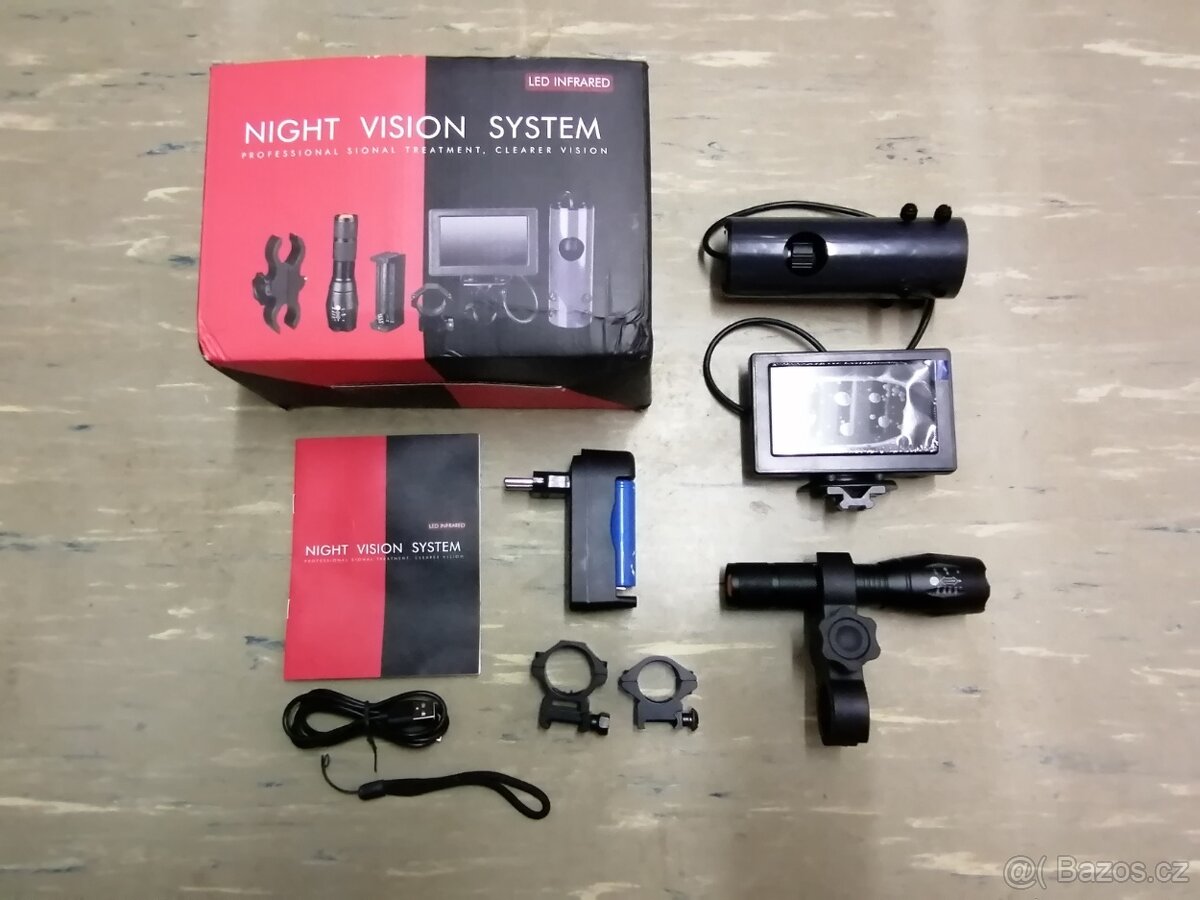 Noční vidění s IR přísvitem