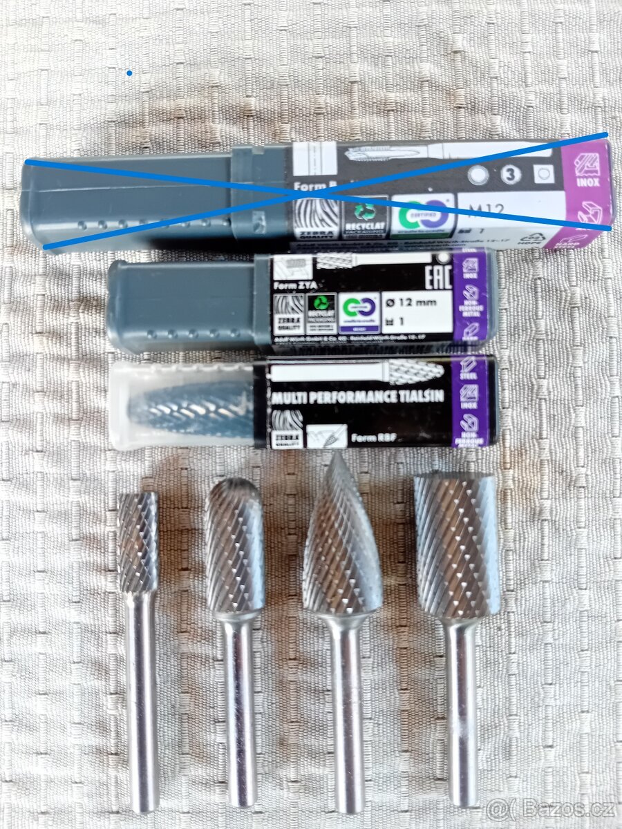 Frézky - fortuny 6 kusů