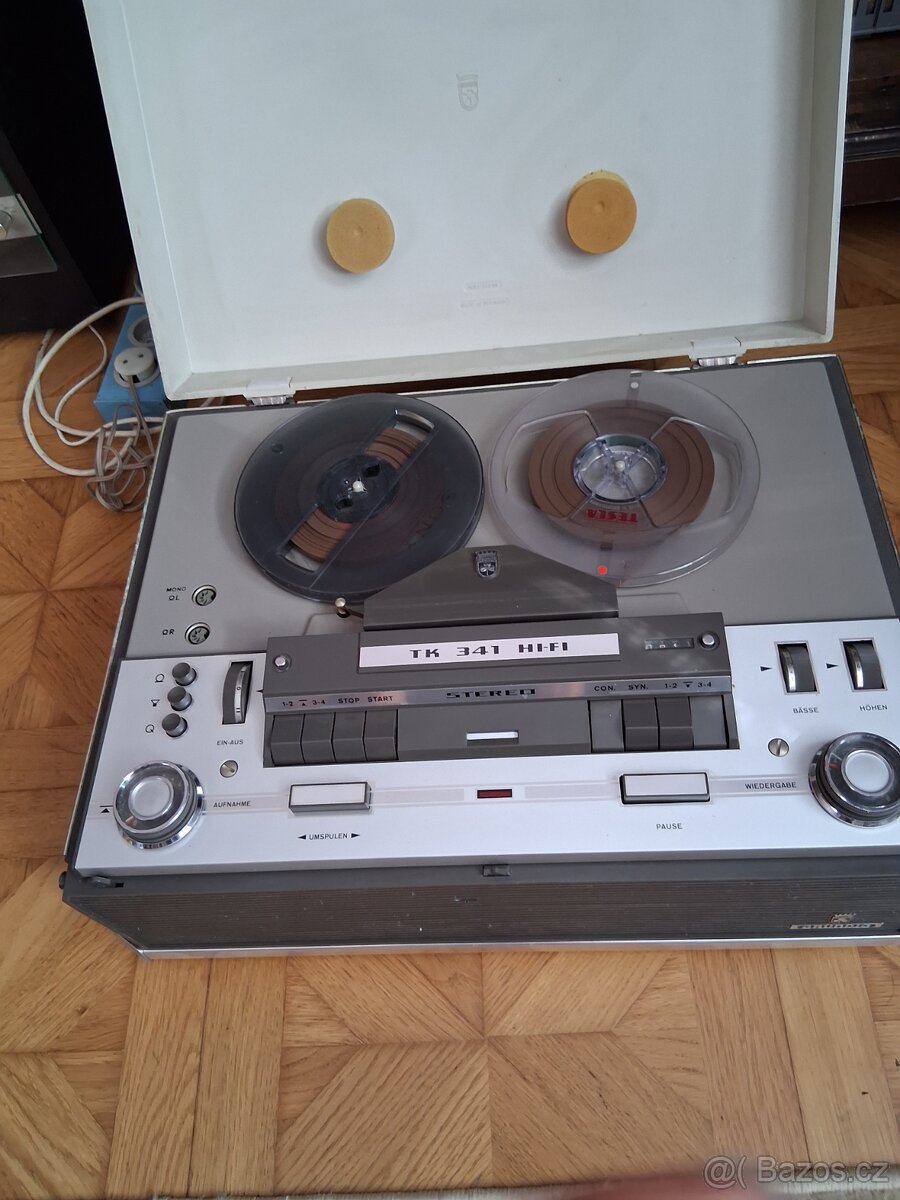 Lampový magnetofon Grundig tk 341 hifi