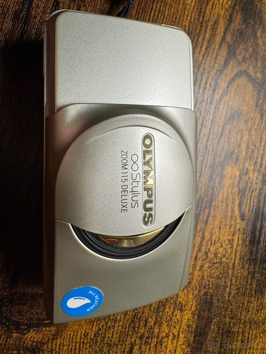 Olympus Stylus Zoom 115 Deluxe, All-Weather (Zlatý)+pouzdro