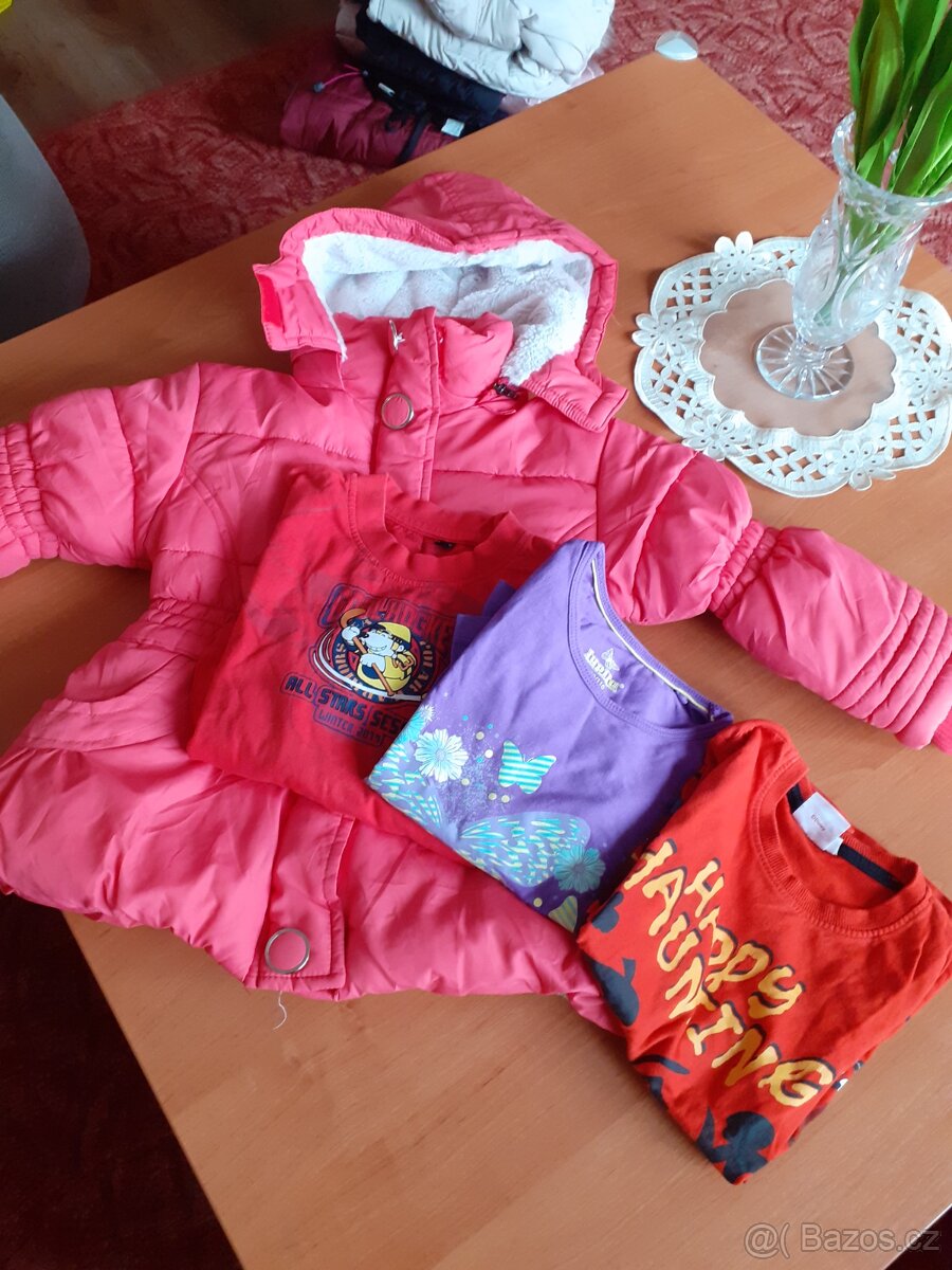 Dívčí bunda +trička