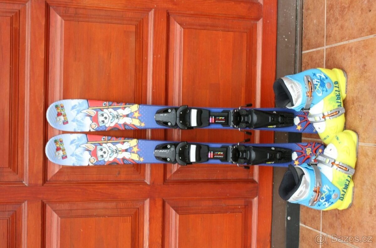 lyže head 90 cm , boty