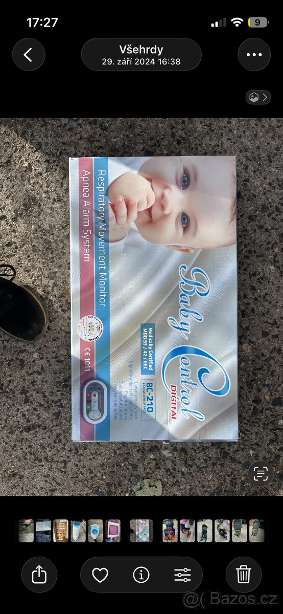 Monitor dechu Baby Control BC2200