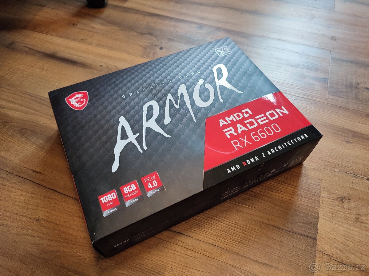 REZERVOVÁNO - MSI AMD Radeon RX6600 ARMOR 8GB