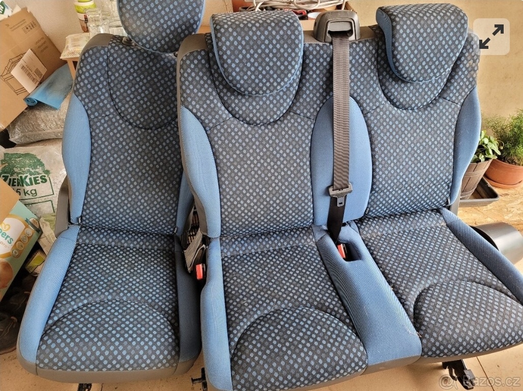 Sedačky Fiat Scudo