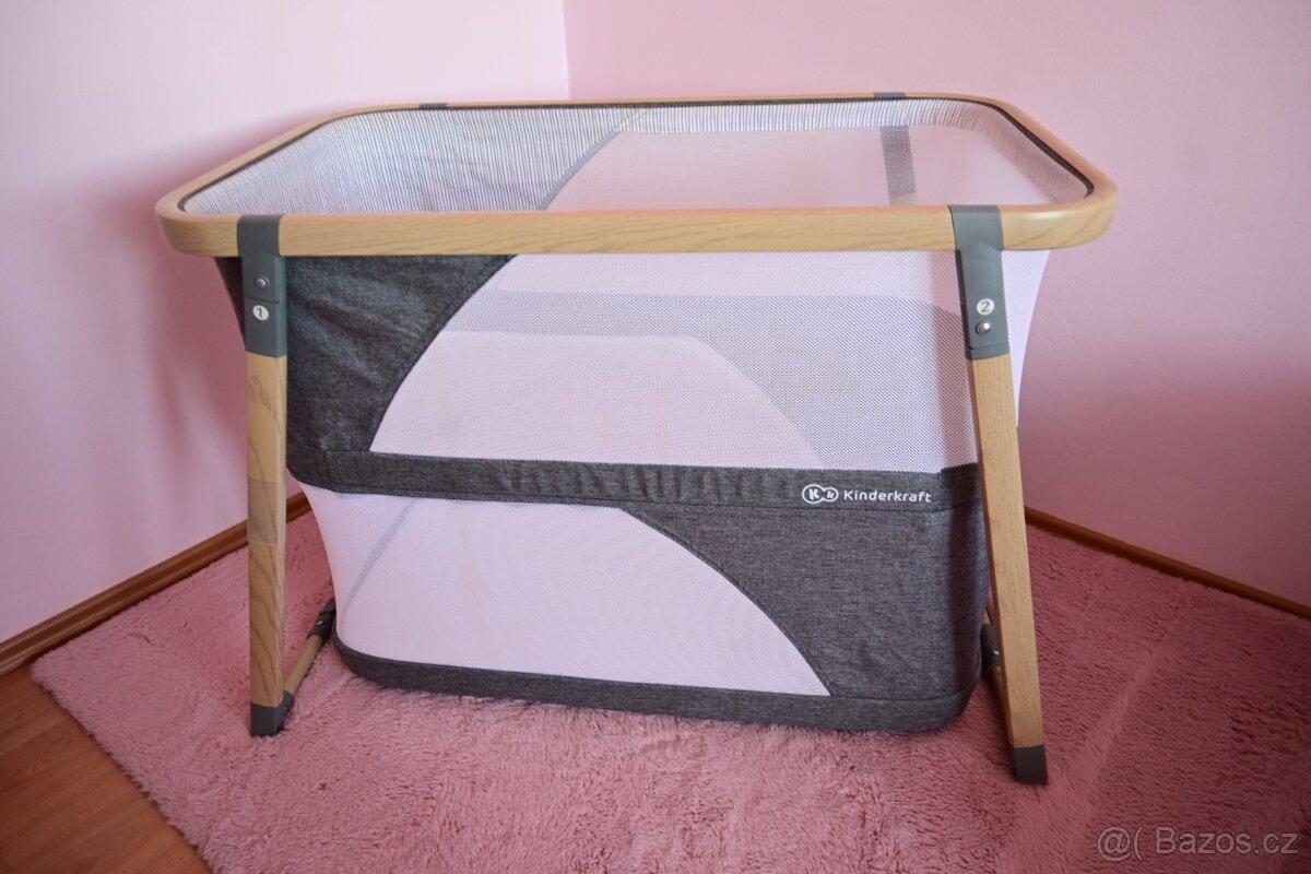 Cestovní postýlka Kindercraft 4v1 Sofi gray