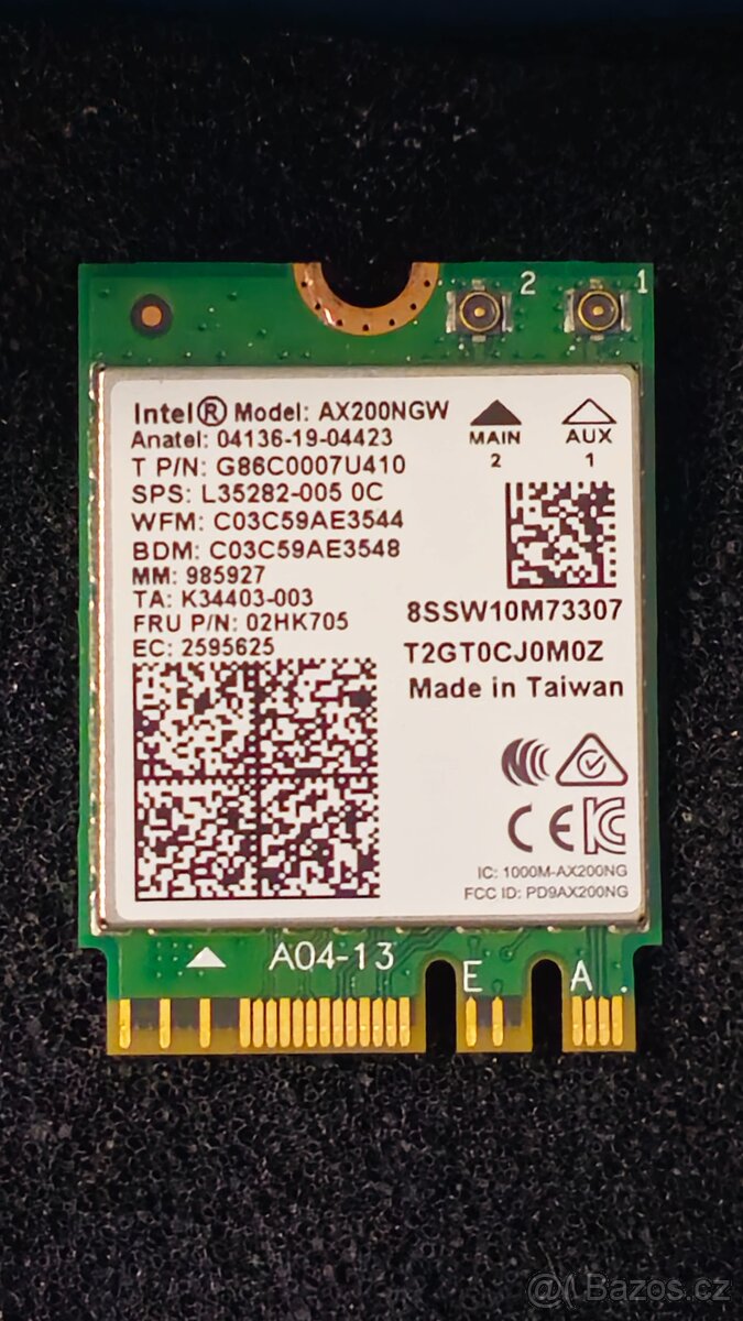 Intel Wi-Fi 6 AX200NGW