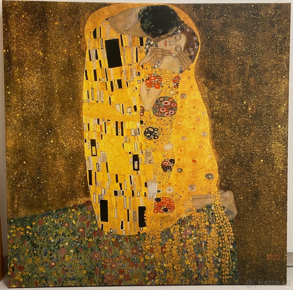 ikea klimt, nástěnné umění polibek