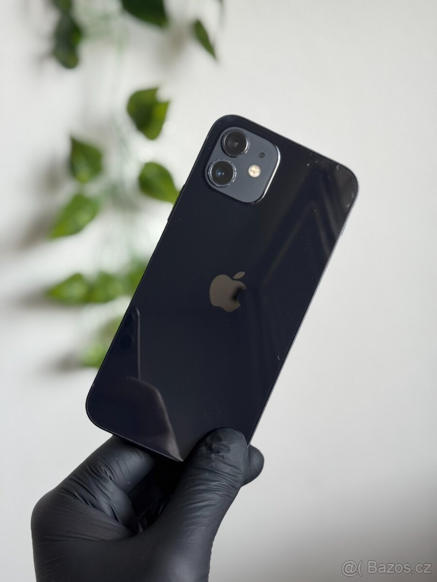 iPhone 12 64GB černý - 100% baterie