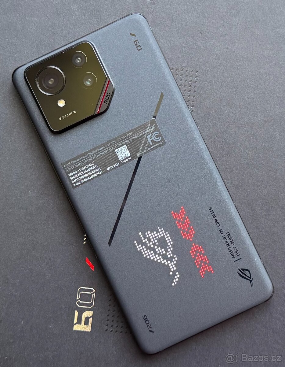 Asus ROG Phone 9 Pro / 24GB / 1TB / 185 Hz / V záruce 3/27.
