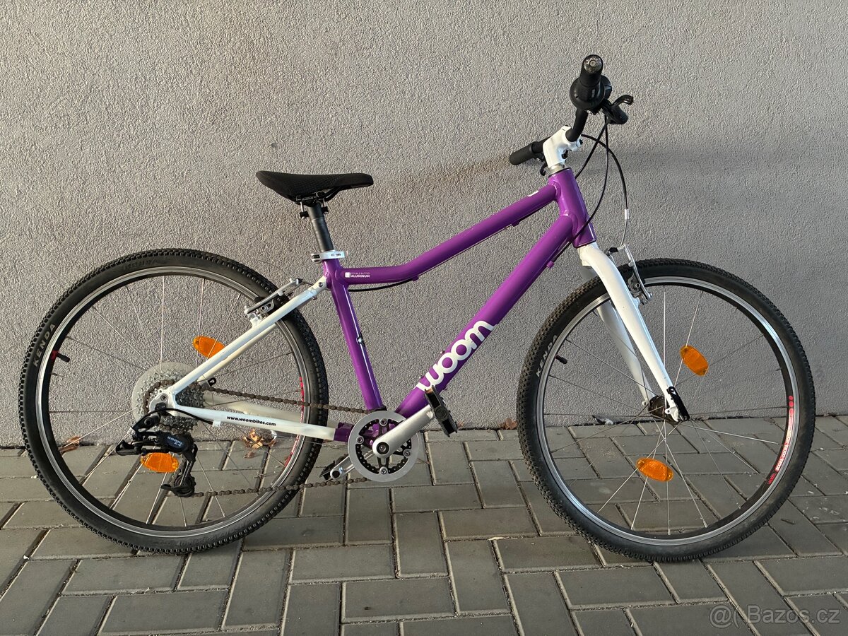 Dětské kolo woom 5 24” fialové