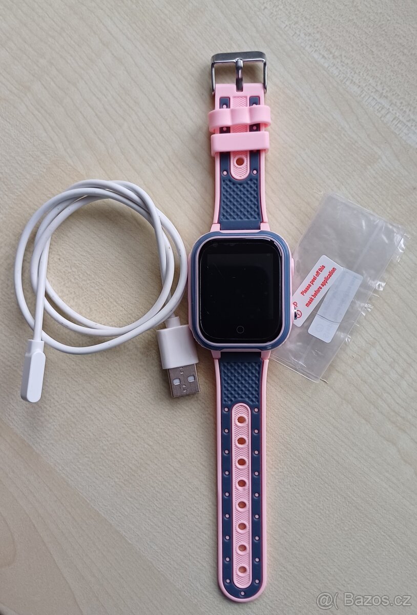 4G Dětské chytré hodinky Lige KIDS LT21 Cool růžová