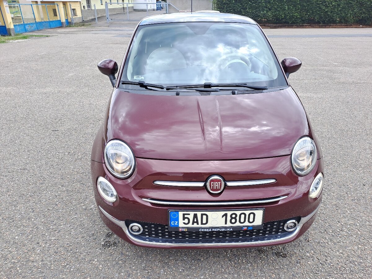 Fiat 500 1.2i 51 kw, r.v. 12/2015, najeto 68000 km.