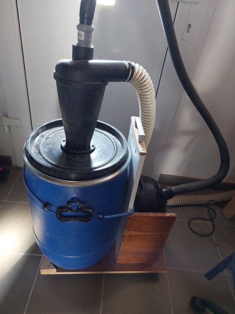 Odsavani do dilny cyklonovy separator