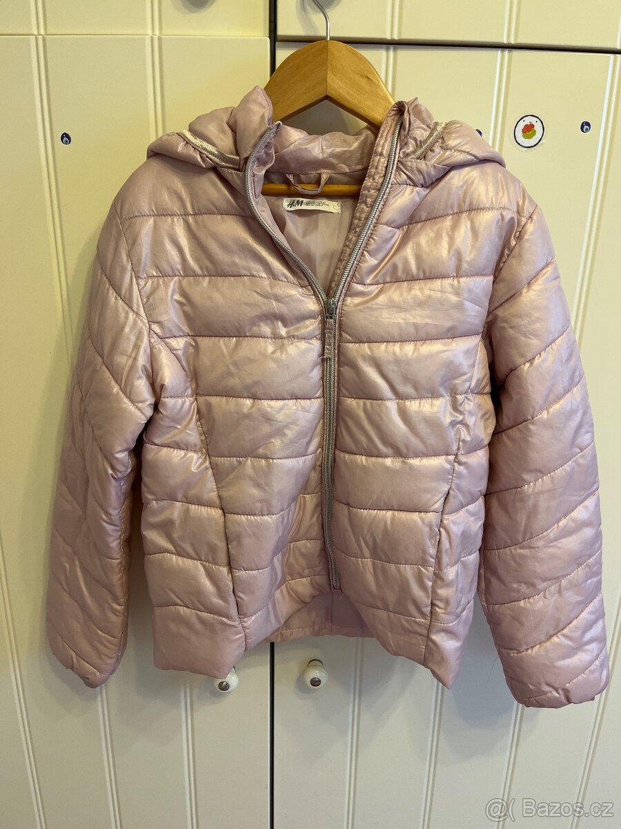 Prošívaná bunda vel. 134 H&M