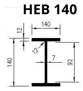 ocelový profil HEB 140