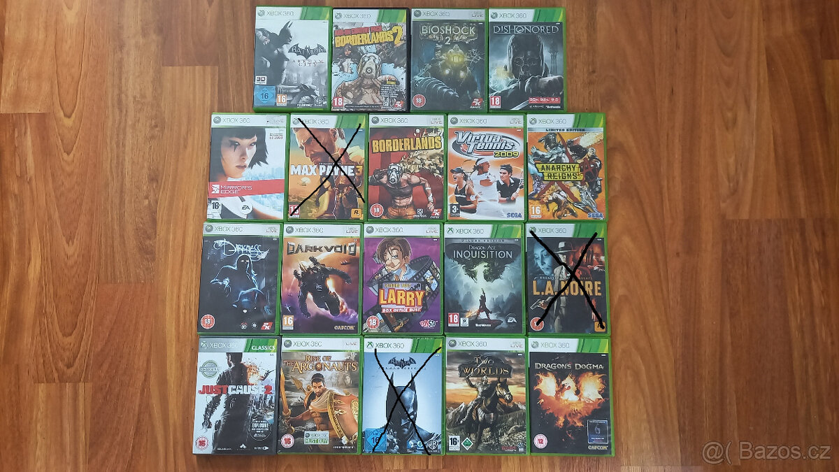 Prodám hry na XBOX 360