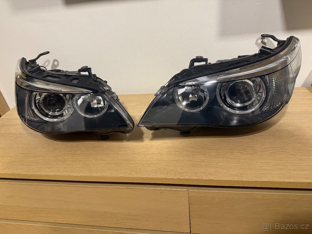 Světlomety Dynamic Xenon. BMW 5 e61